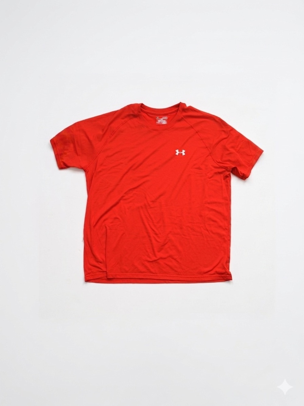 Under Armour Men’s Bright Red Short Sleeve Crew Neck Tee
